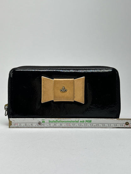 Vintage Vivienne Westwood patent leather wallet black