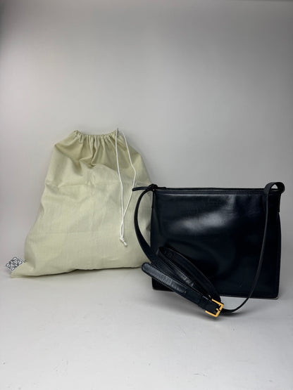 Vintage Loewe Madrid Leather bag navy