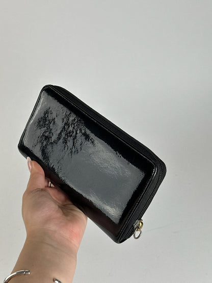 Vintage Vivienne Westwood patent leather wallet black