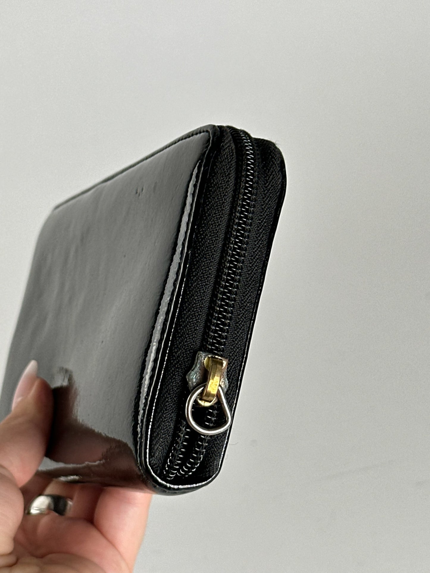 Vintage Vivienne Westwood patent leather wallet black