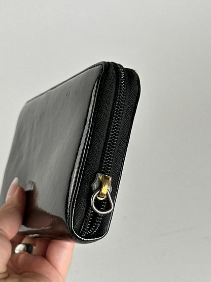 Vintage Vivienne Westwood patent leather wallet black