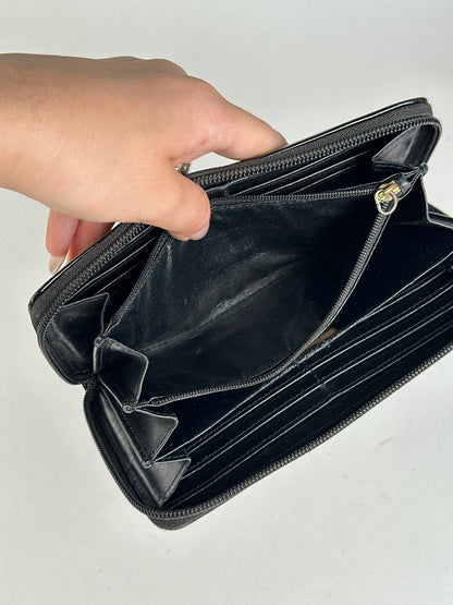 Vintage Vivienne Westwood patent leather wallet black