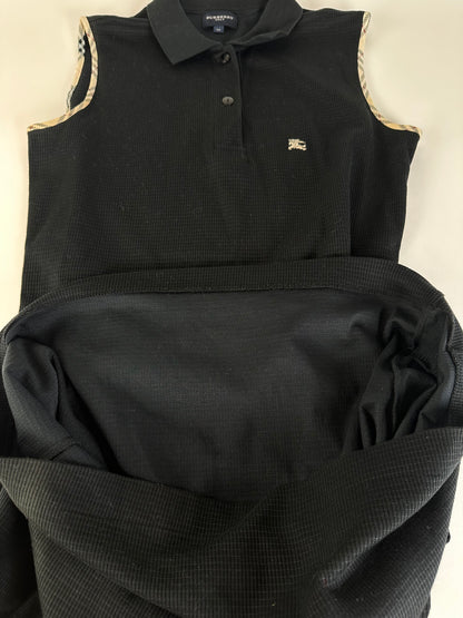 Vintage  Burberry Sleeveless Dress Black 38/M