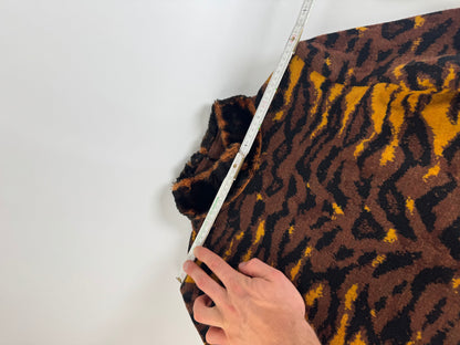 Vintage Yves Saint Laurent Leopard Sweather Brown Yellow M