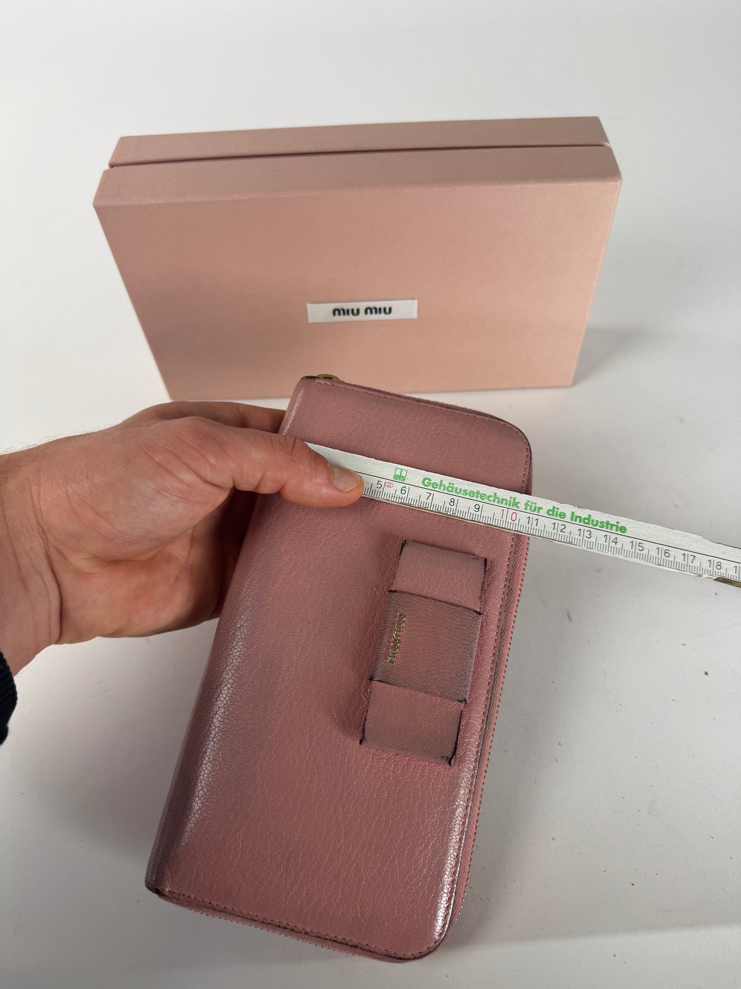 Vintage Miu Miu Leather Wallet Pink