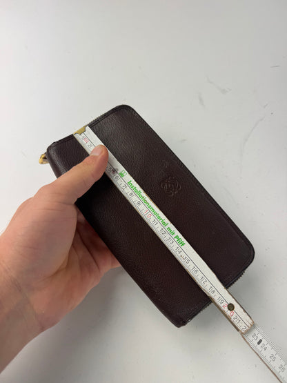 Vintage Loewe Madrid Ziyppy Leather Wallet Brown