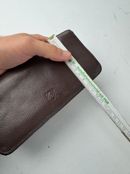 Vintage Loewe Madrid Ziyppy Leather Wallet Brown