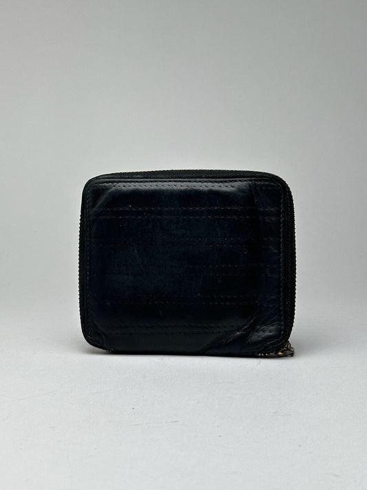 Vintage Comme Des Garçons patent leather wallet black