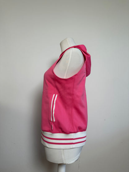 Vintage Courreges Sleeveless Zipper Sport Jacket Pink