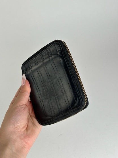 Vintage Comme Des Garçons patent leather wallet black