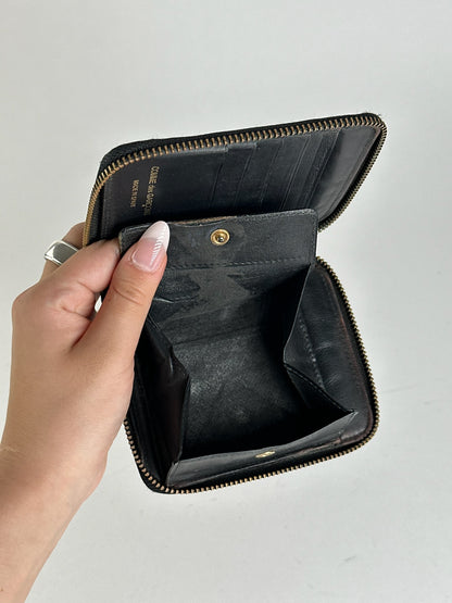 Vintage Comme Des Garçons patent leather wallet black