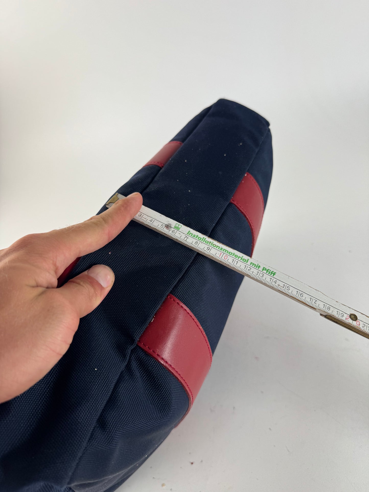 Sac vintage Vivienne Westwood 2Way bleu marine rouge