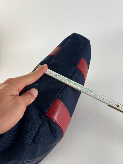 Sac vintage Vivienne Westwood 2Way bleu marine rouge