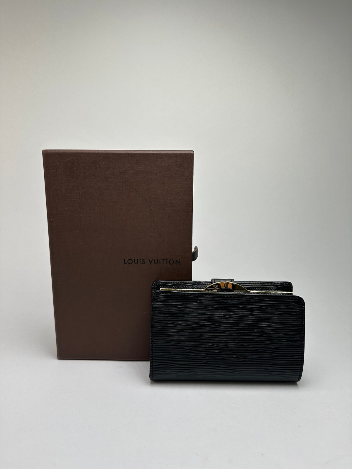 Vintage Louis Vuitton Epi Leather Bifold Wallet Late 1990s Black