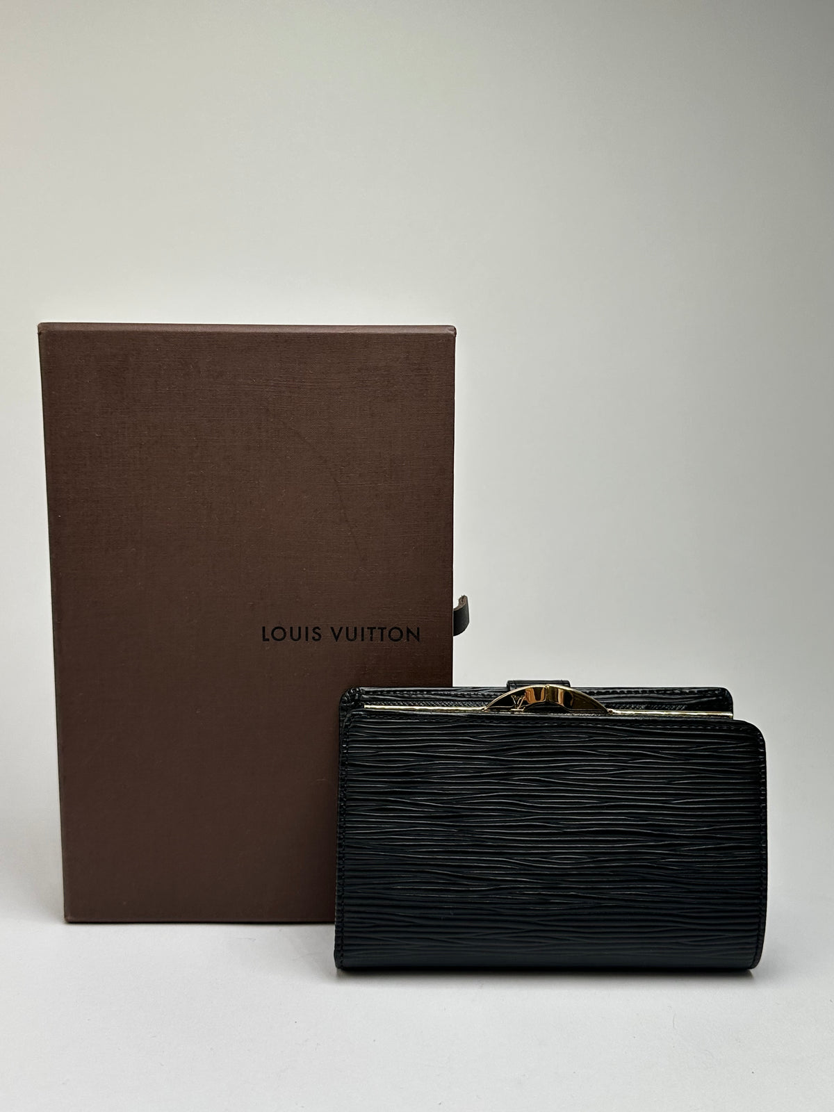 Vintage Louis Vuitton Epi Leather Bifold Wallet Late 1990s Black
