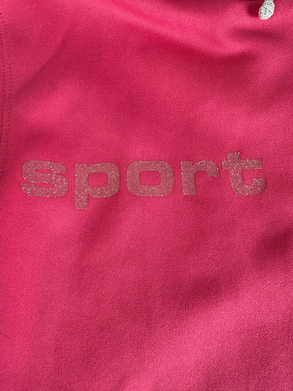 Vintage Courreges Sleeveless Zipper Sport Jacket Pink