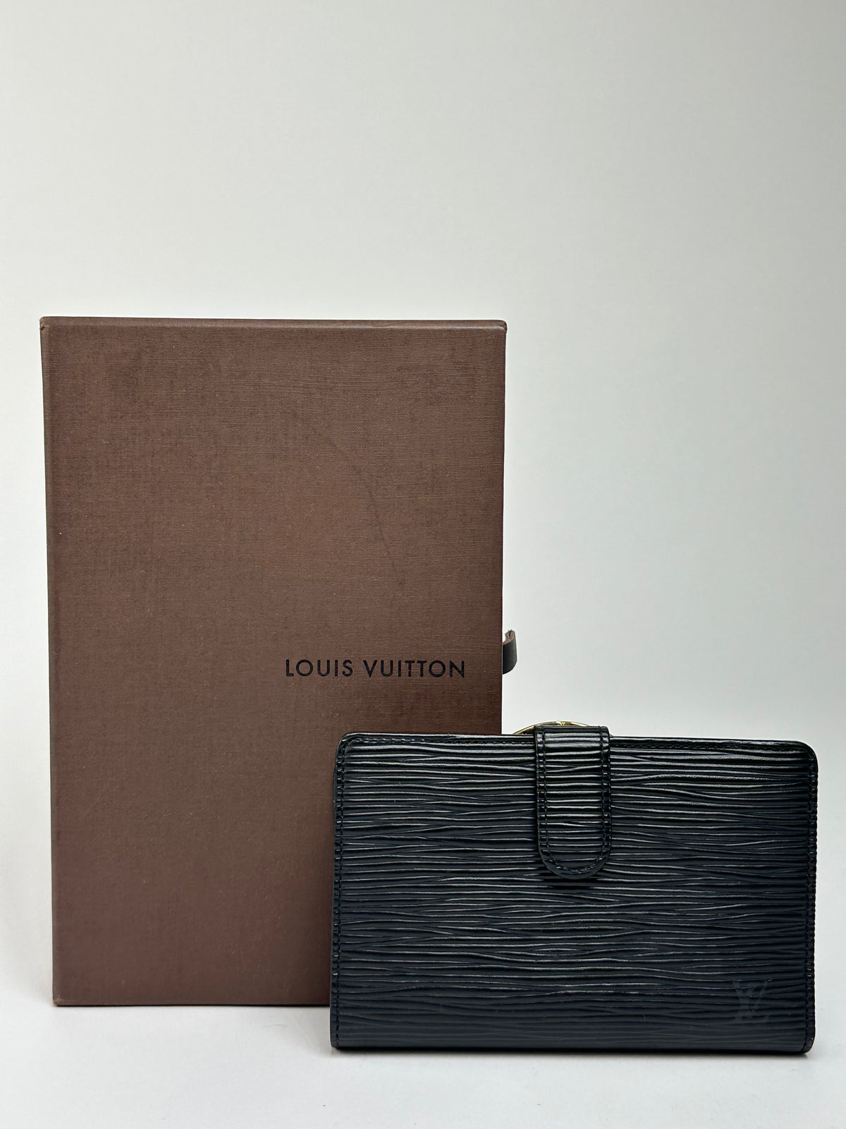 Vintage Louis Vuitton Epi Leather Bifold Wallet Late 1990s Black