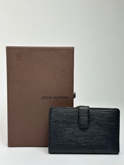 Vintage Louis Vuitton Epi Leather Bifold Wallet Late 1990s Black