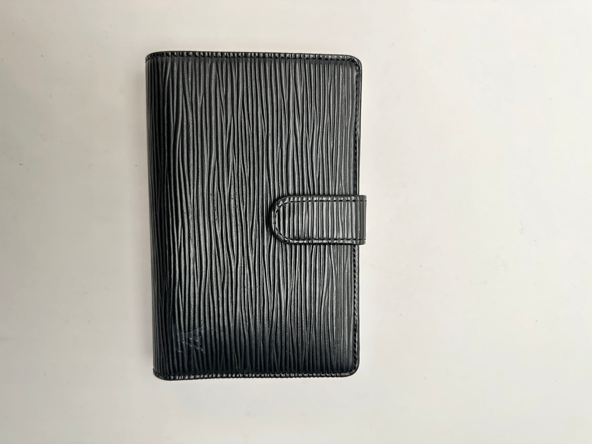 Vintage Louis Vuitton Epi Leather Bifold Wallet Late 1990s Black