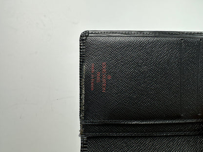Vintage Louis Vuitton Epi Leather Bifold Wallet Late 1990s Black