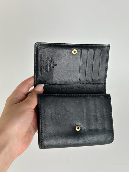 Vintage Vivienne Westwood leather wallet black