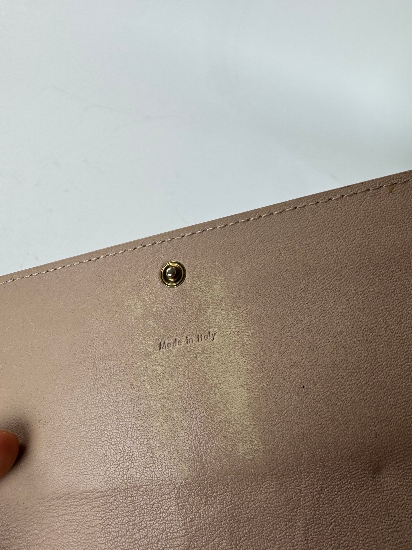 Vintage Celine Paris Leather wallet beige