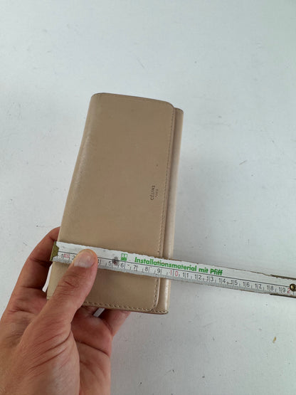 Vintage Celine Paris Leather wallet beige