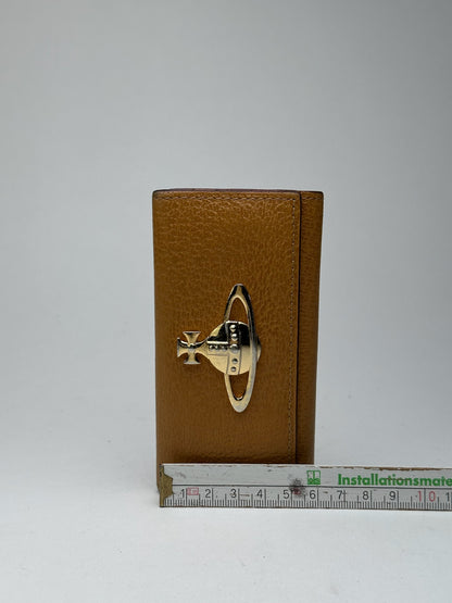 Vintage Vivienne Westwood leather key holder camel