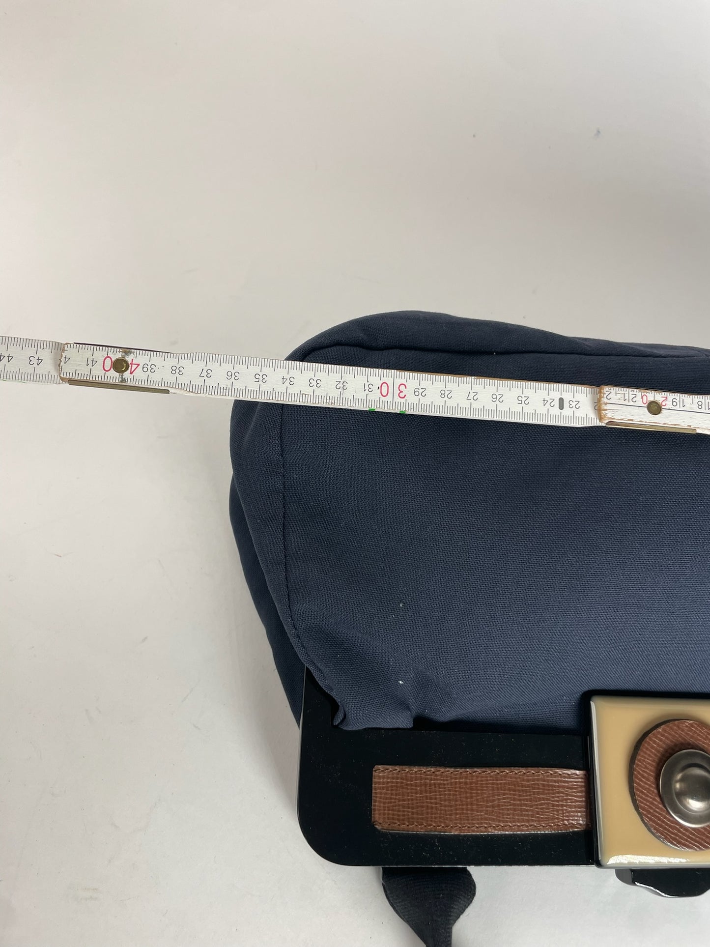 Vintage Marni Denim Flap Bag Navy