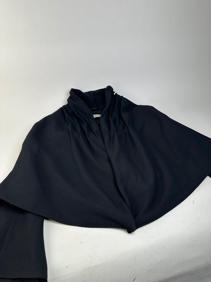 Vintage Armani Wool Cape Black S