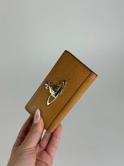 Vintage Vivienne Westwood leather key holder camel