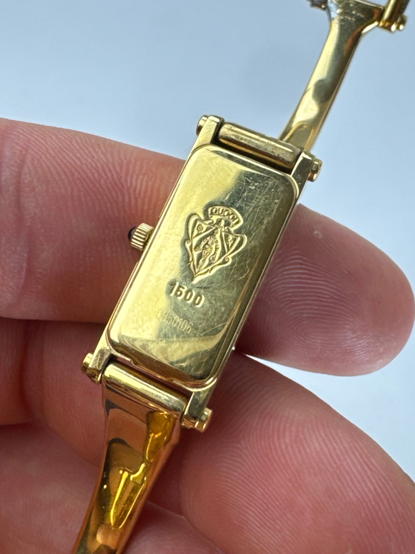 Vintage Gucci Gold Plated Quartz Watch