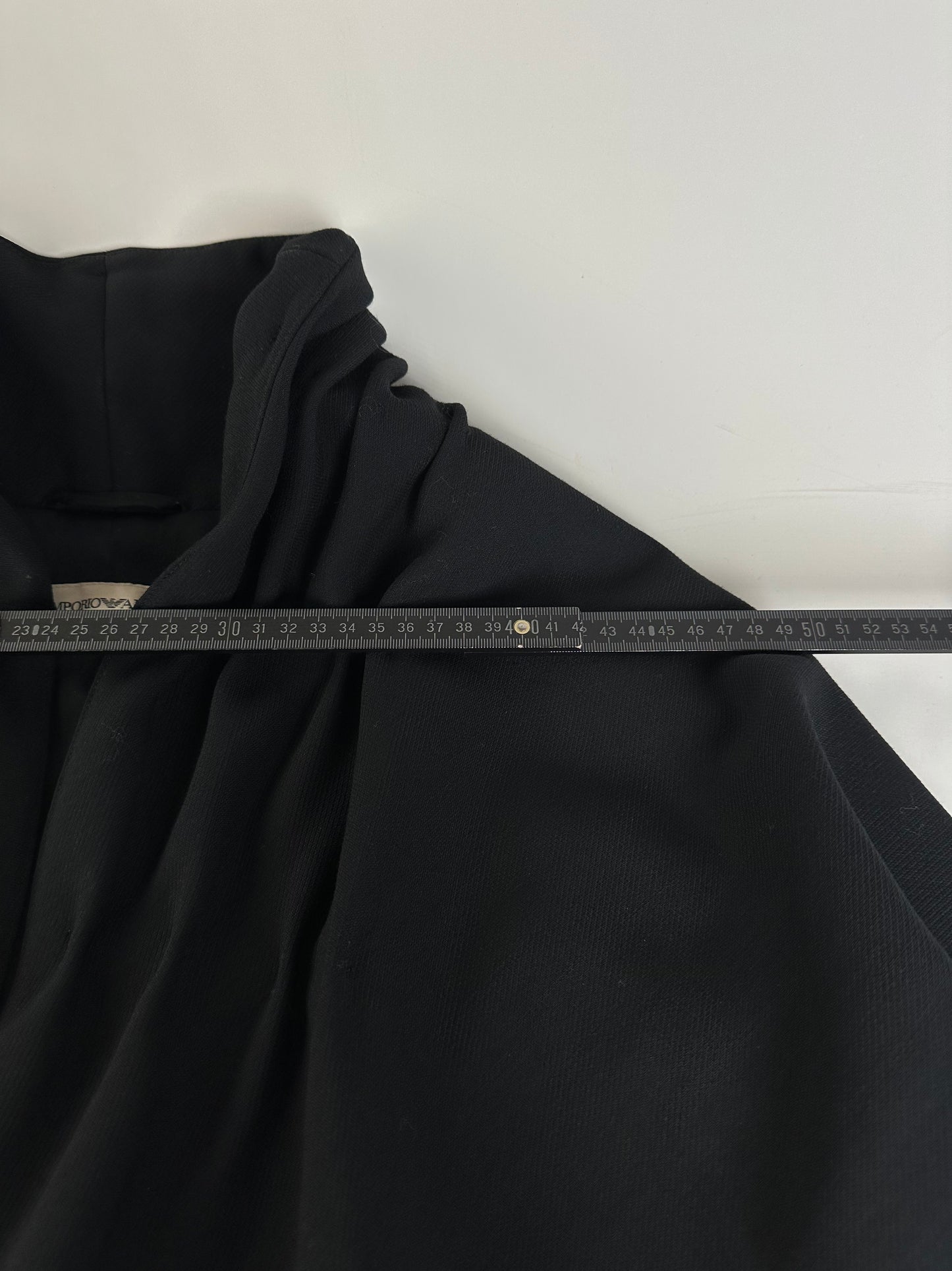 Vintage Armani Wool Cape Black S