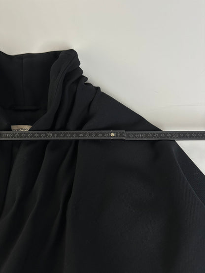 Vintage Armani Wool Cape Black S