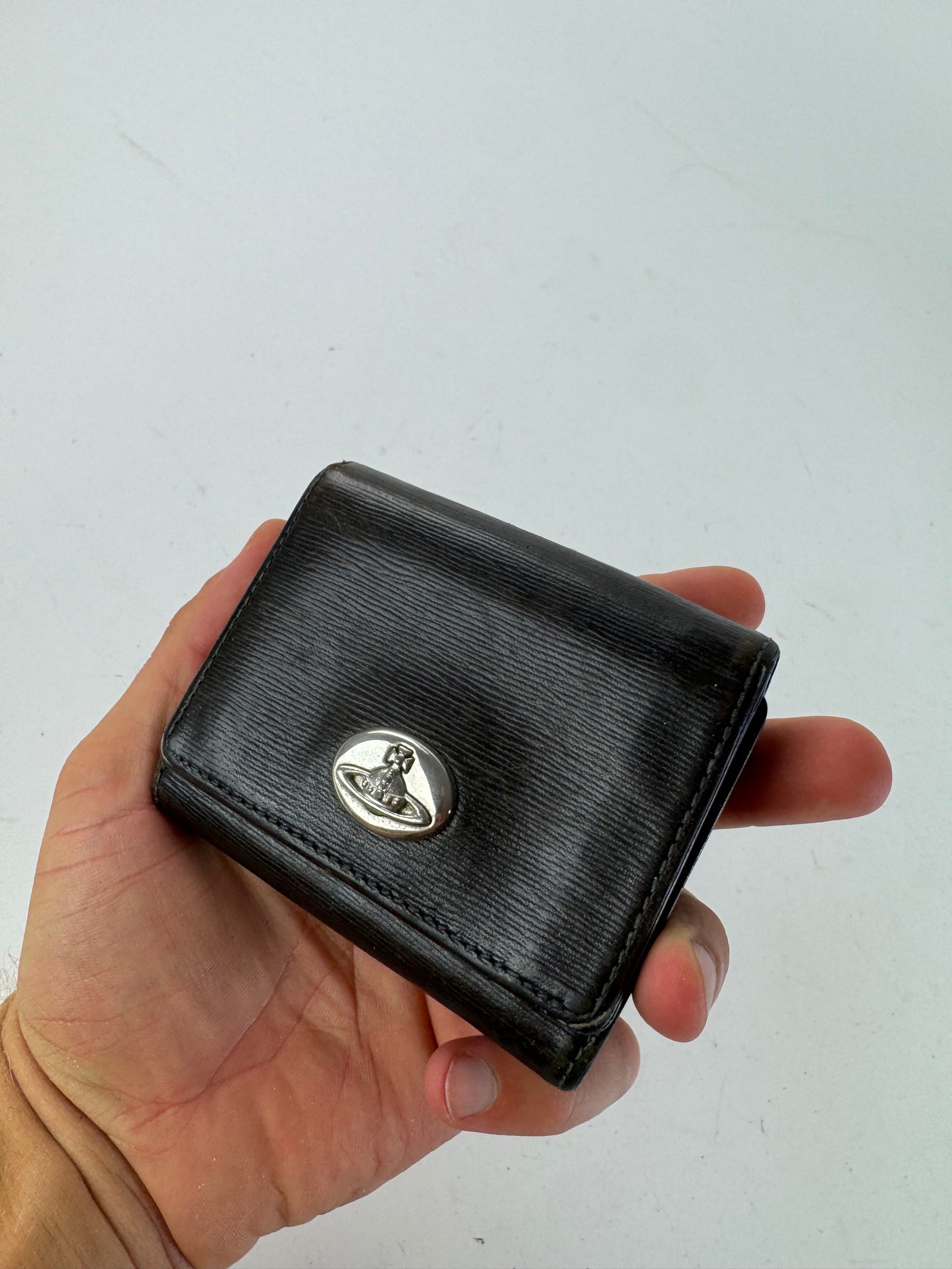 Vintage Vivienne Westwood leather wallet black