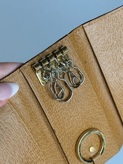 Vintage Vivienne Westwood leather key holder camel