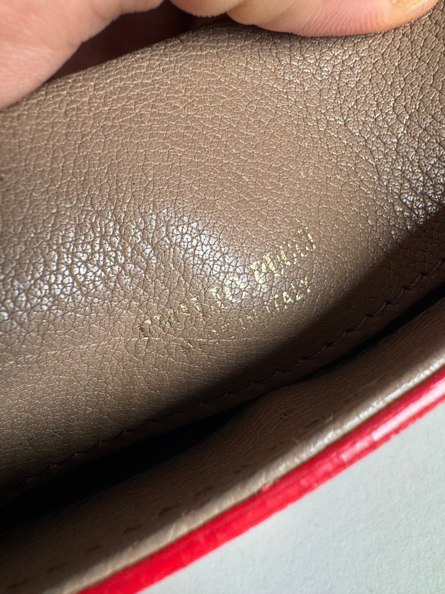 Vintage Emilio Pucci 2Way Leather Bag Brown