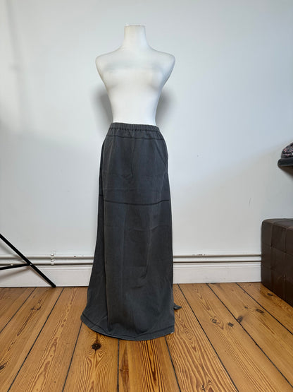 Vintage Issey Miyake Wool Skirt Grey M