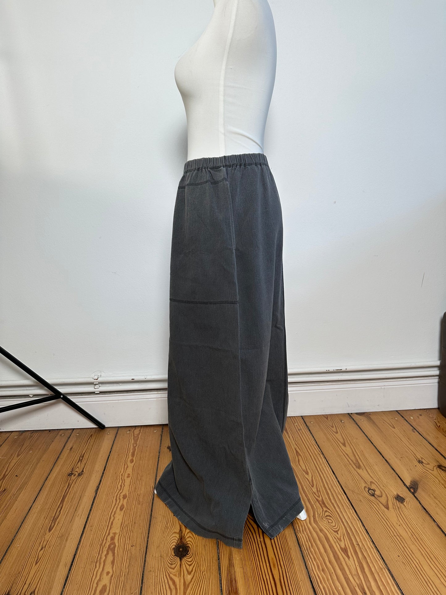 Vintage Issey Miyake Wool Skirt Grey M