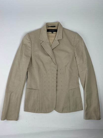 Vintage Gucci Blazer / Trenchcoat Beige 38/M