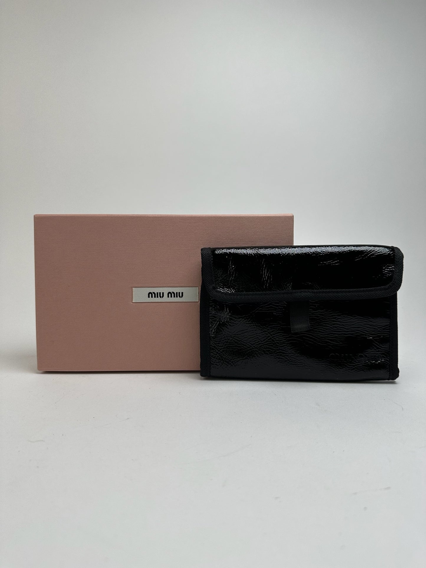 Vintage Miu Miu Canvas Wallet black