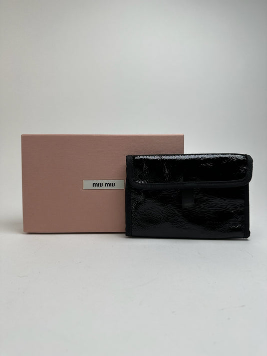 Vintage Miu Miu Canvas Wallet black