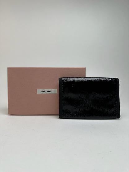 Vintage Miu Miu Canvas Wallet black